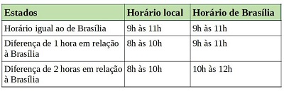 horário atendimento