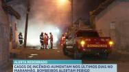 Casos de incêndios aumentam nos últimos dias no Maranhão