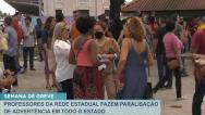 Professores da rede Estadual fazem paralização nesta segunda-feira (27)