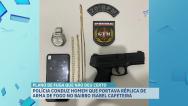 Polícia conduz homem suspeito de roubo na Vila Isabel Cafeteira, em São Luís