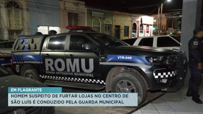  Guarda Municipal conduz suspeito de furto em São Luís